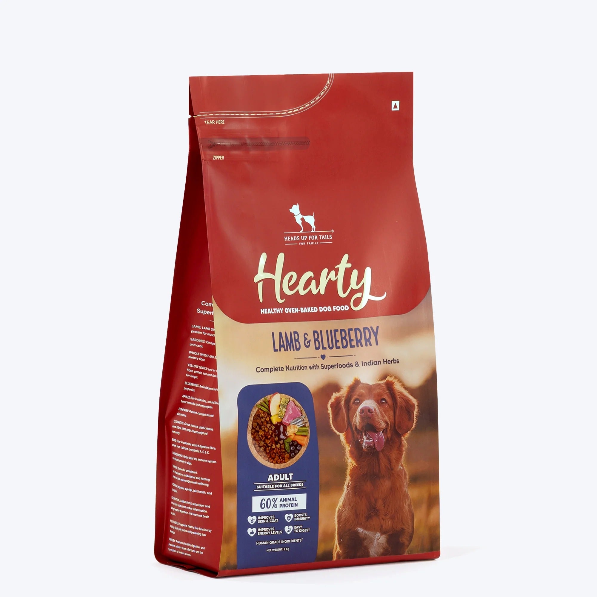 Hearty Lamb & Blueberry Oven-Baked Adult Dog Food - All Breeds