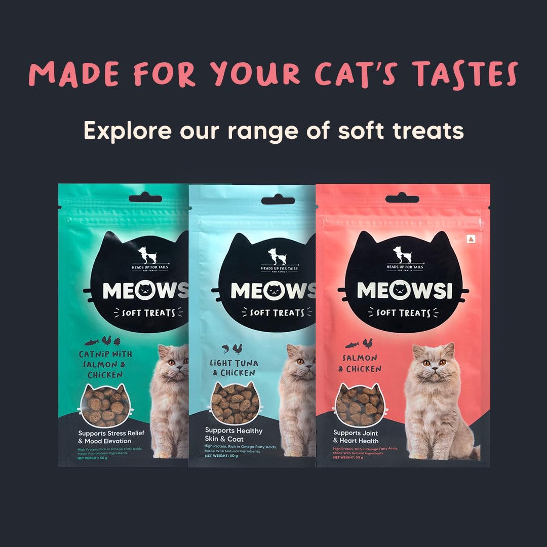 Meowsi Soft Treats Salmon Chicken 50G
