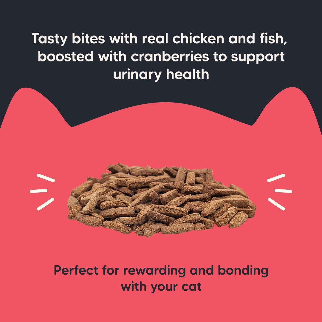 Meowsi Power Bites Chicken,Fish&Cranberry 50G