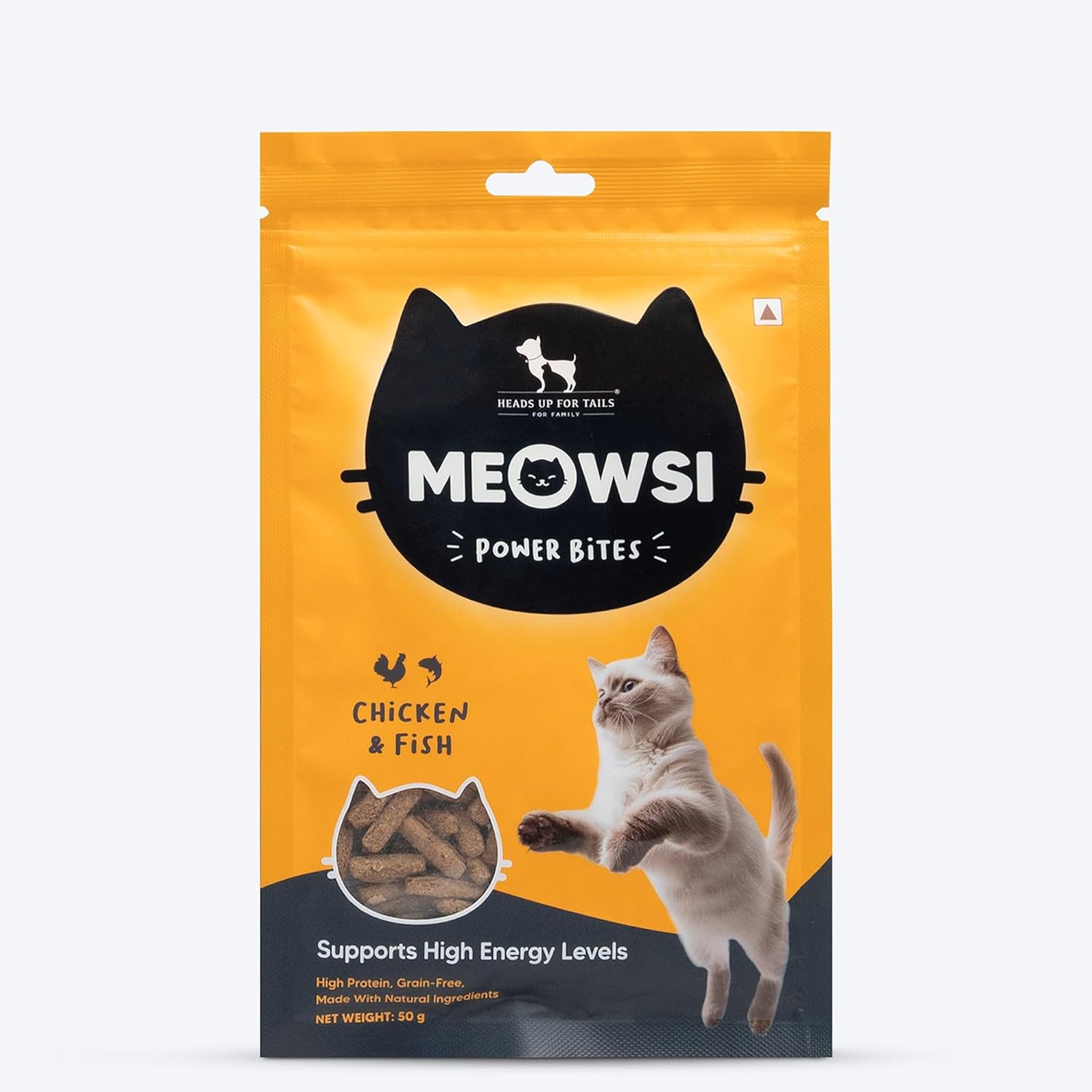Meowsi Power Bites Chicken&Fish 50G