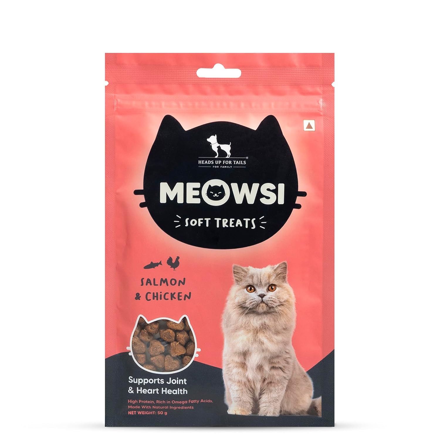 Meowsi Soft Treats Salmon Chicken 50G