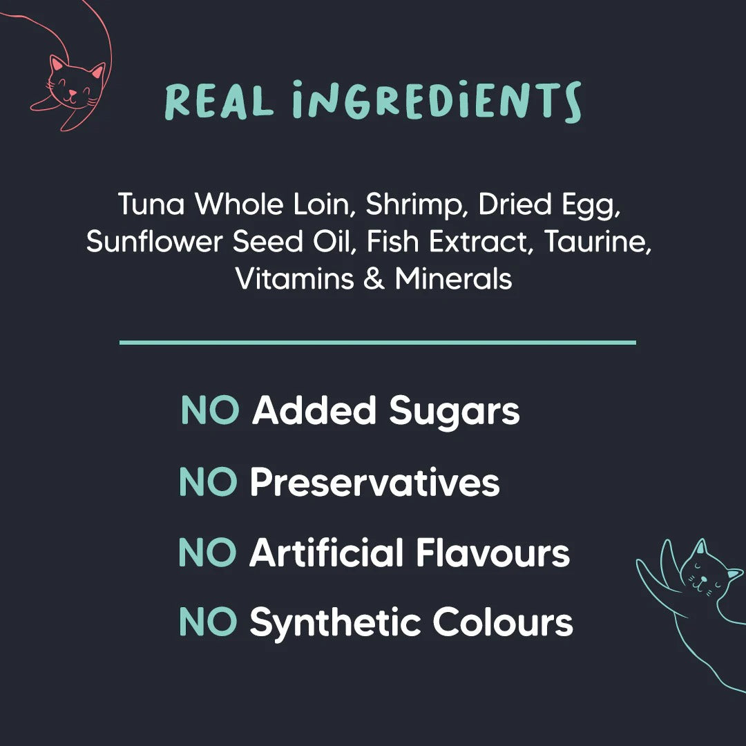 Meowsi by HUFT Tuna & Shrimp Pate Canned Cat Wet Food - 80 gm