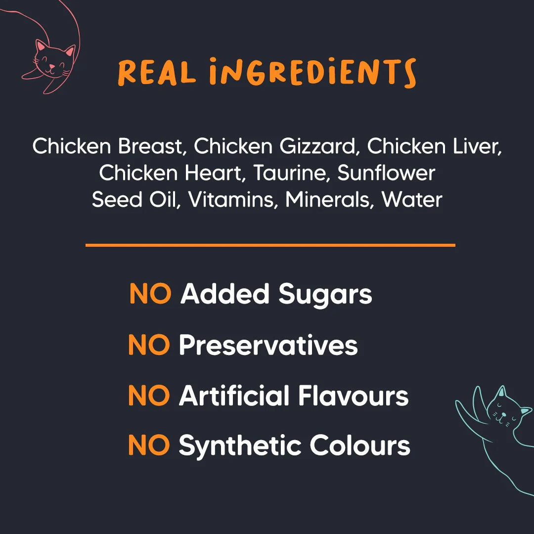 Meowsi by HUFT Chicken Breast In Broth Cat Wet Food - 80 gm