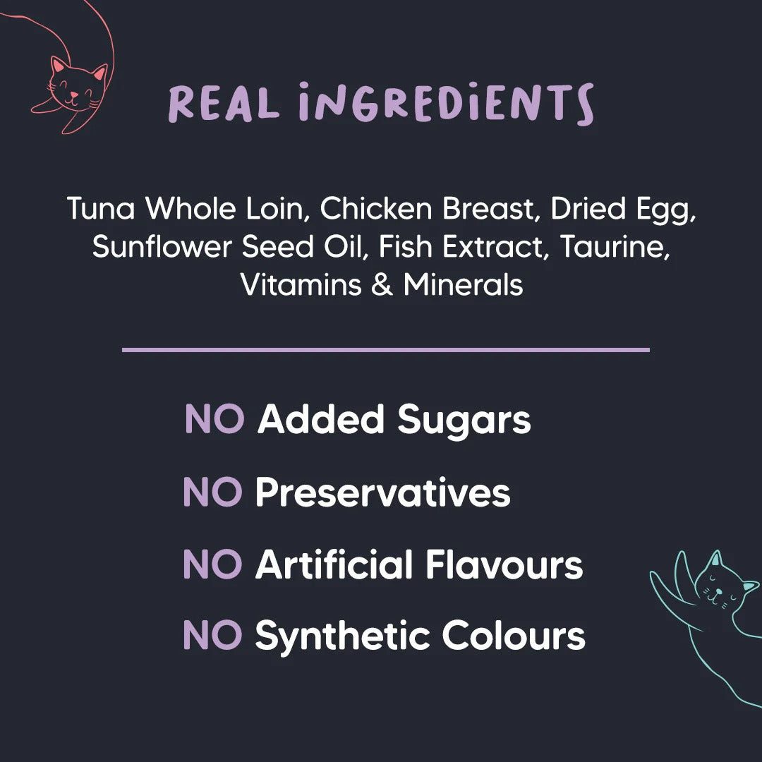 Meowsi by HUFT Tuna & Chicken In Broth Cat Wet Food - 80 gm