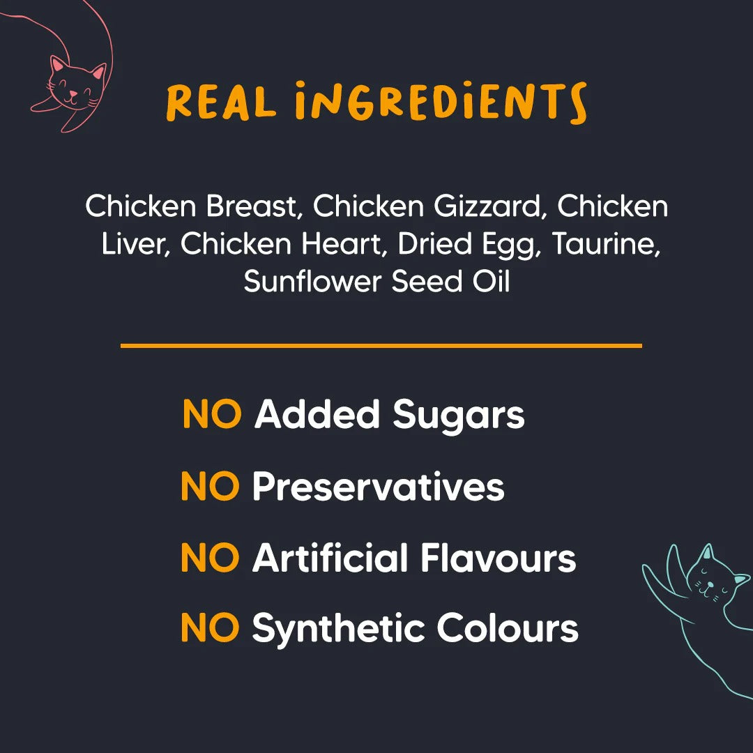 Meowsi by HUFT Chicken Breast Mousse Canned Cat Wet Food - 80 gm