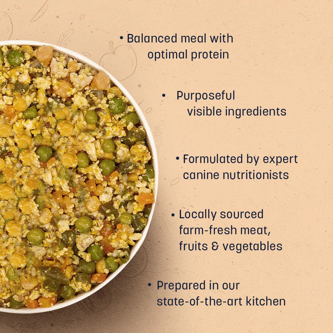 HUFT Sara's Wholesome Classic Paneer & Eggs Dog Food - 300 g