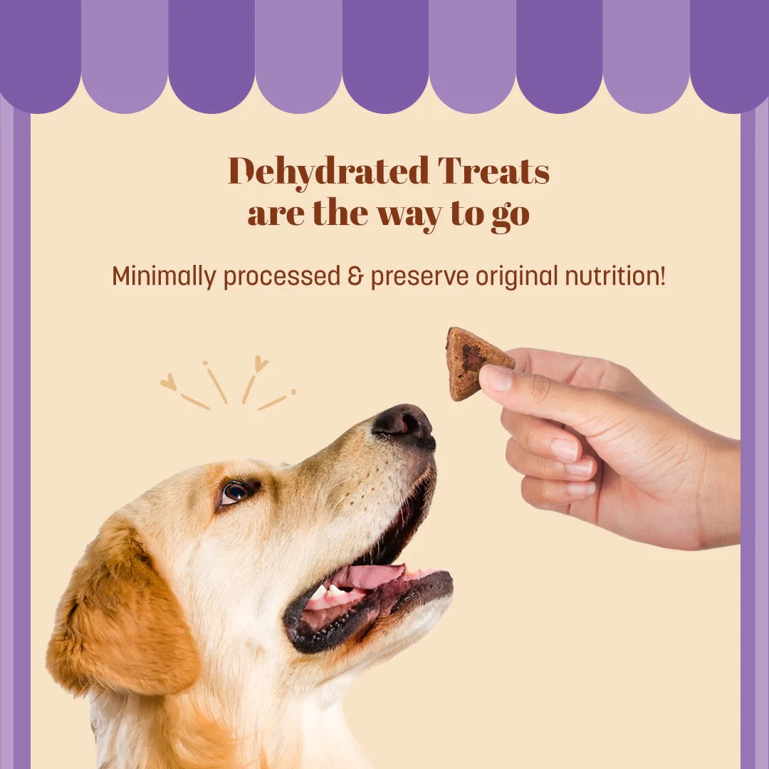 HUFT Dessert English Banoffee Pie Made With Real Chicken & Banana Treat For Dog - 100 gm