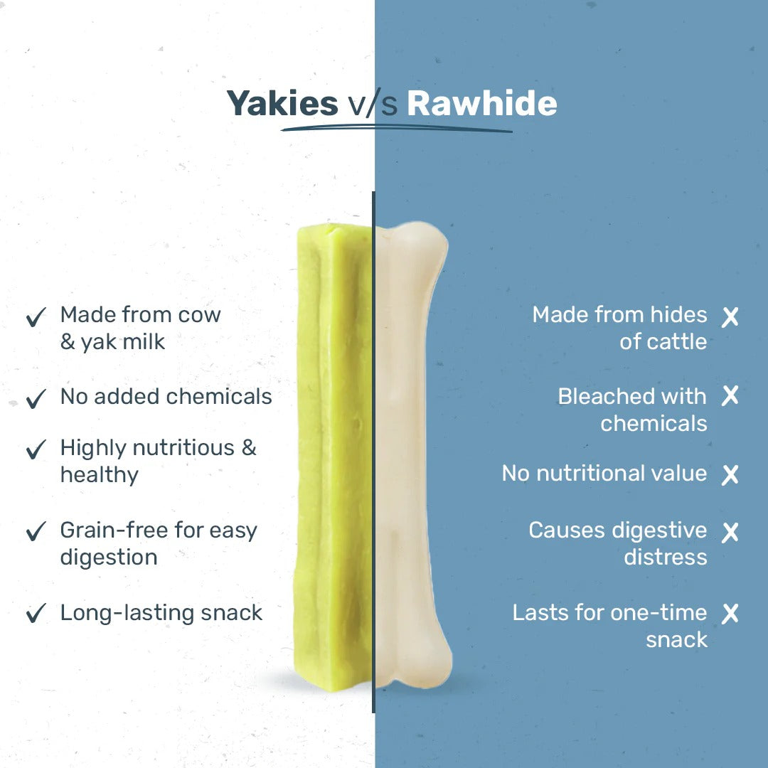 HUFT Yakies Vegetarian Natural Chew Bone - Mint