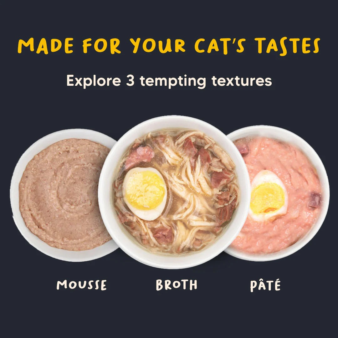 Meowsi by HUFT Chicken Breast With Quail Egg In Broth Cat Wet Food - 80 gm