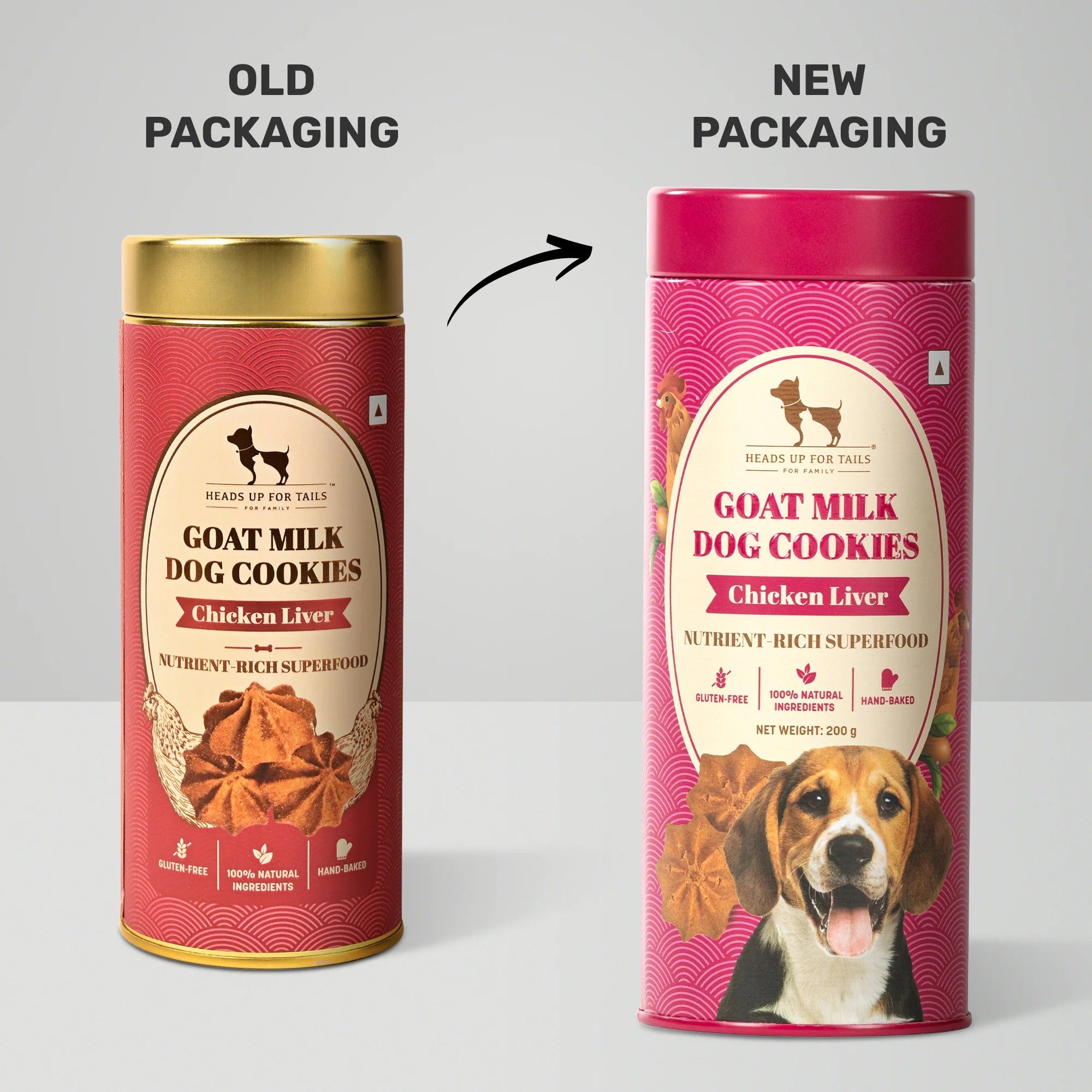 HUFT Goat Milk Dog Cookies - Chicken Liver - 200 g