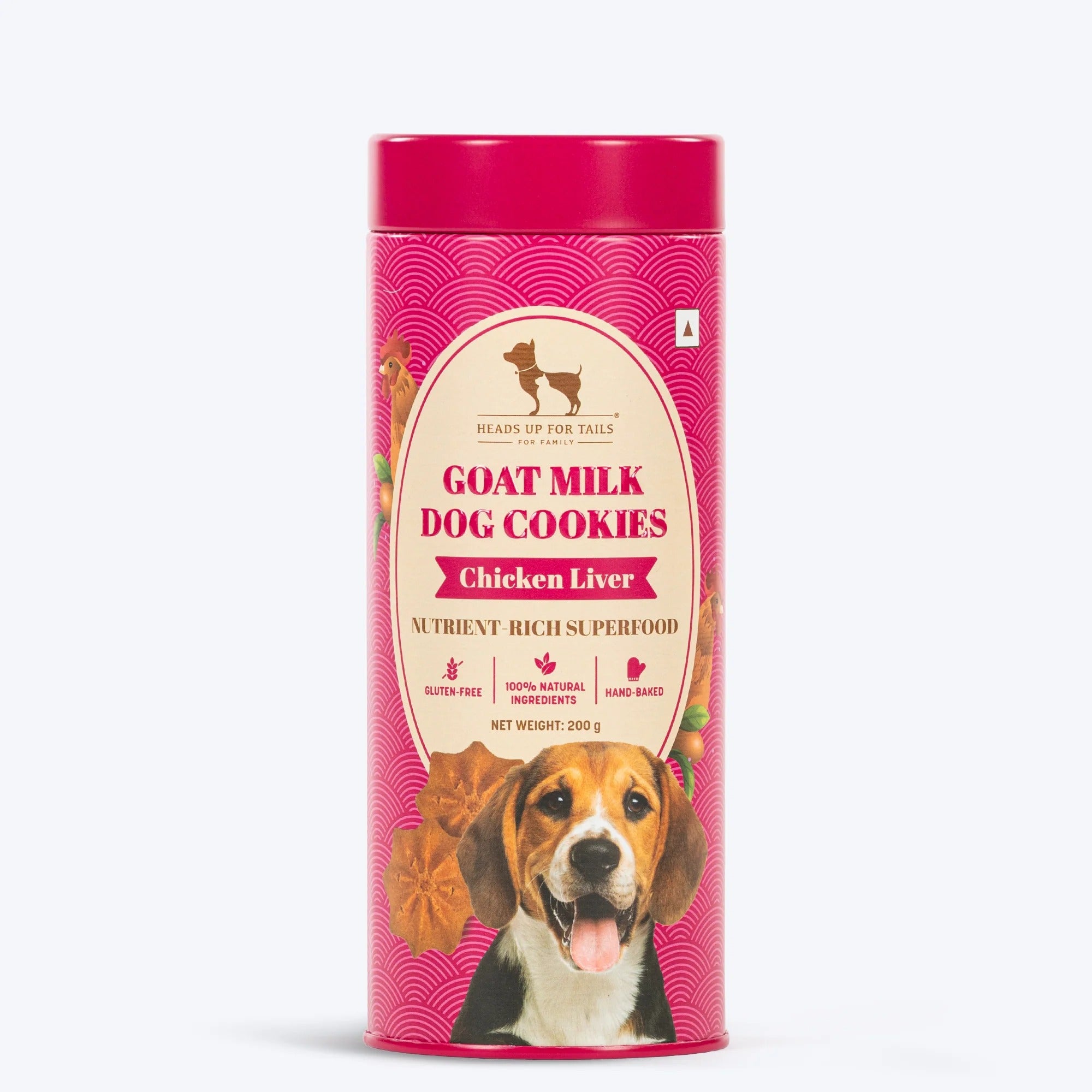 HUFT Goat Milk Dog Cookies - Chicken Liver - 200 g