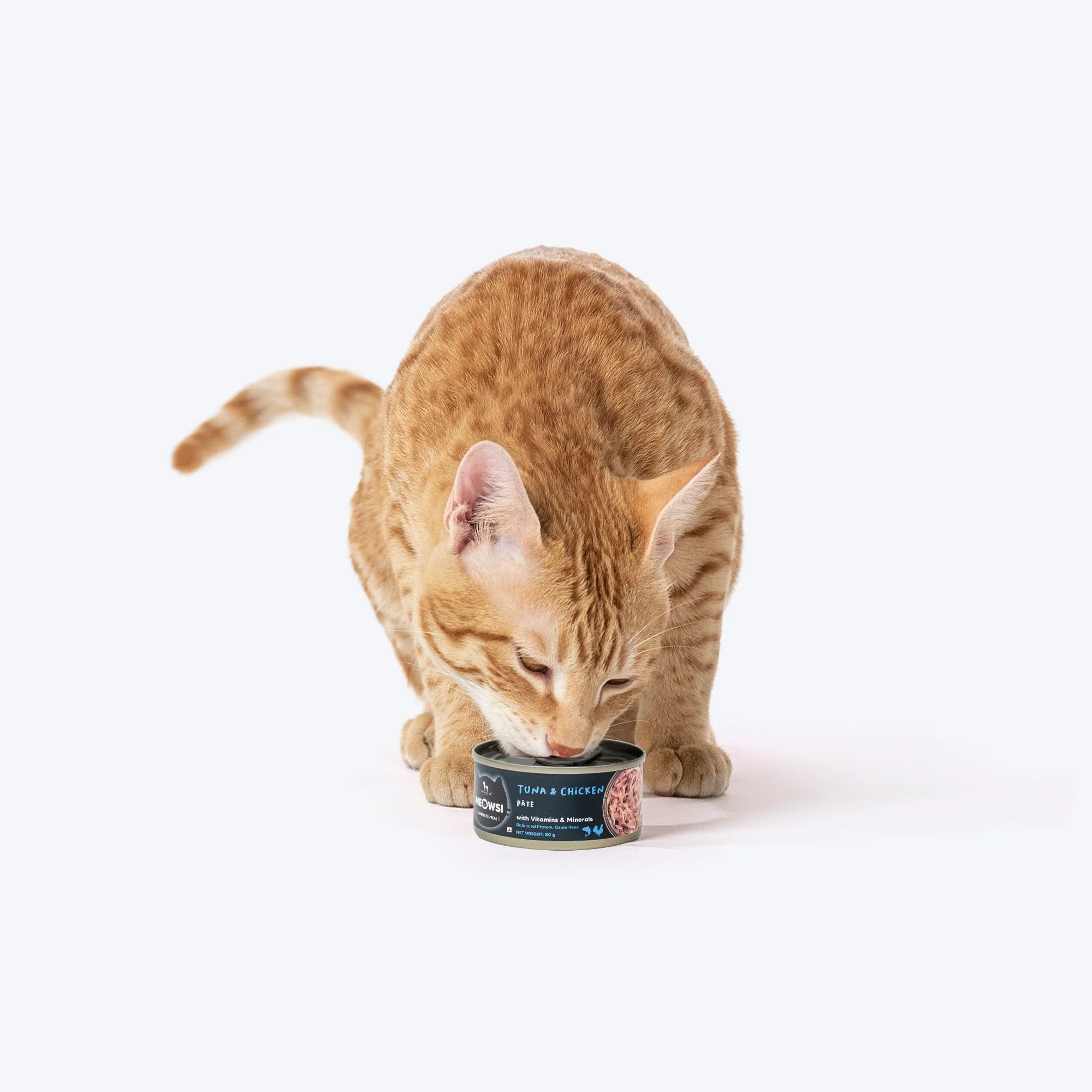 Meowsi by HUFT Tuna & Chicken Pate Canned Cat Wet Food - 80 gm