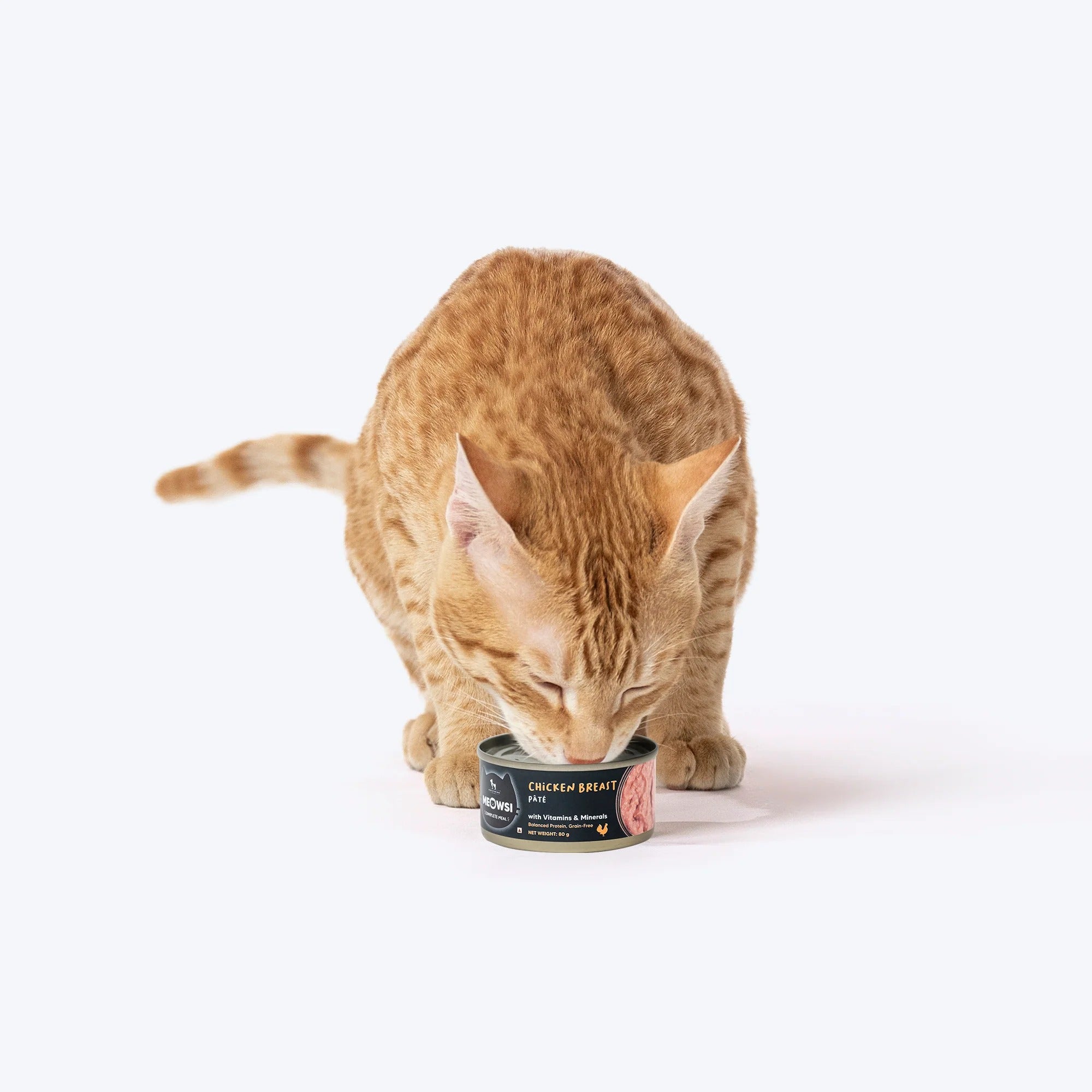 Meowsi by HUFT Chicken Breast Pate Canned Cat Wet Food - 80 gm