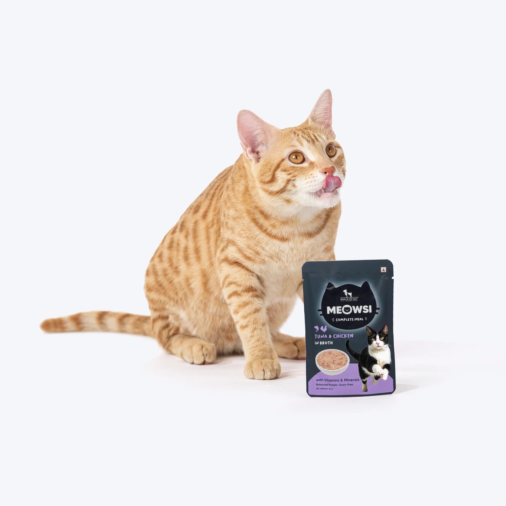 Meowsi by HUFT Tuna & Chicken In Broth Cat Wet Food - 80 gm