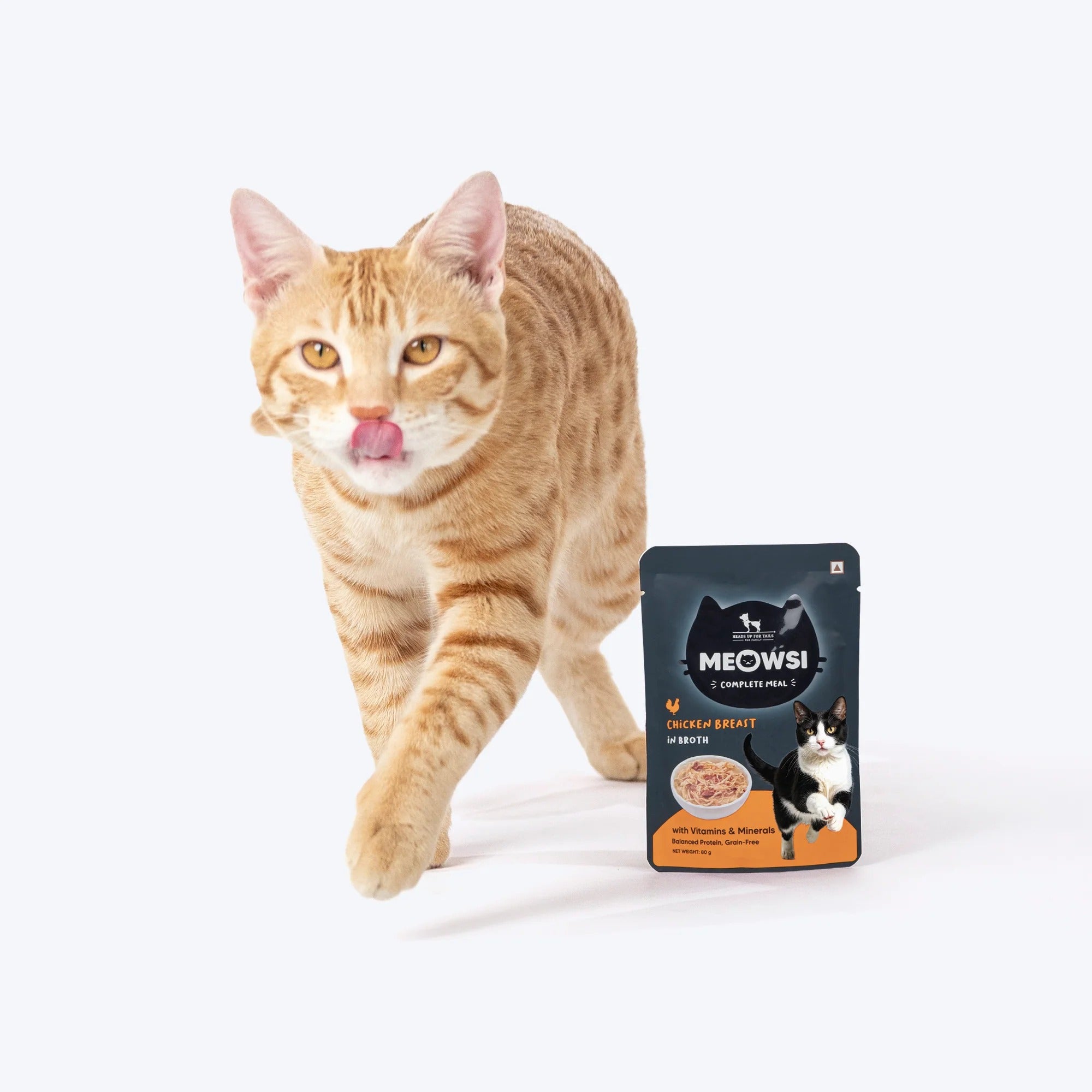 Meowsi by HUFT Chicken Breast In Broth Cat Wet Food - 80 gm