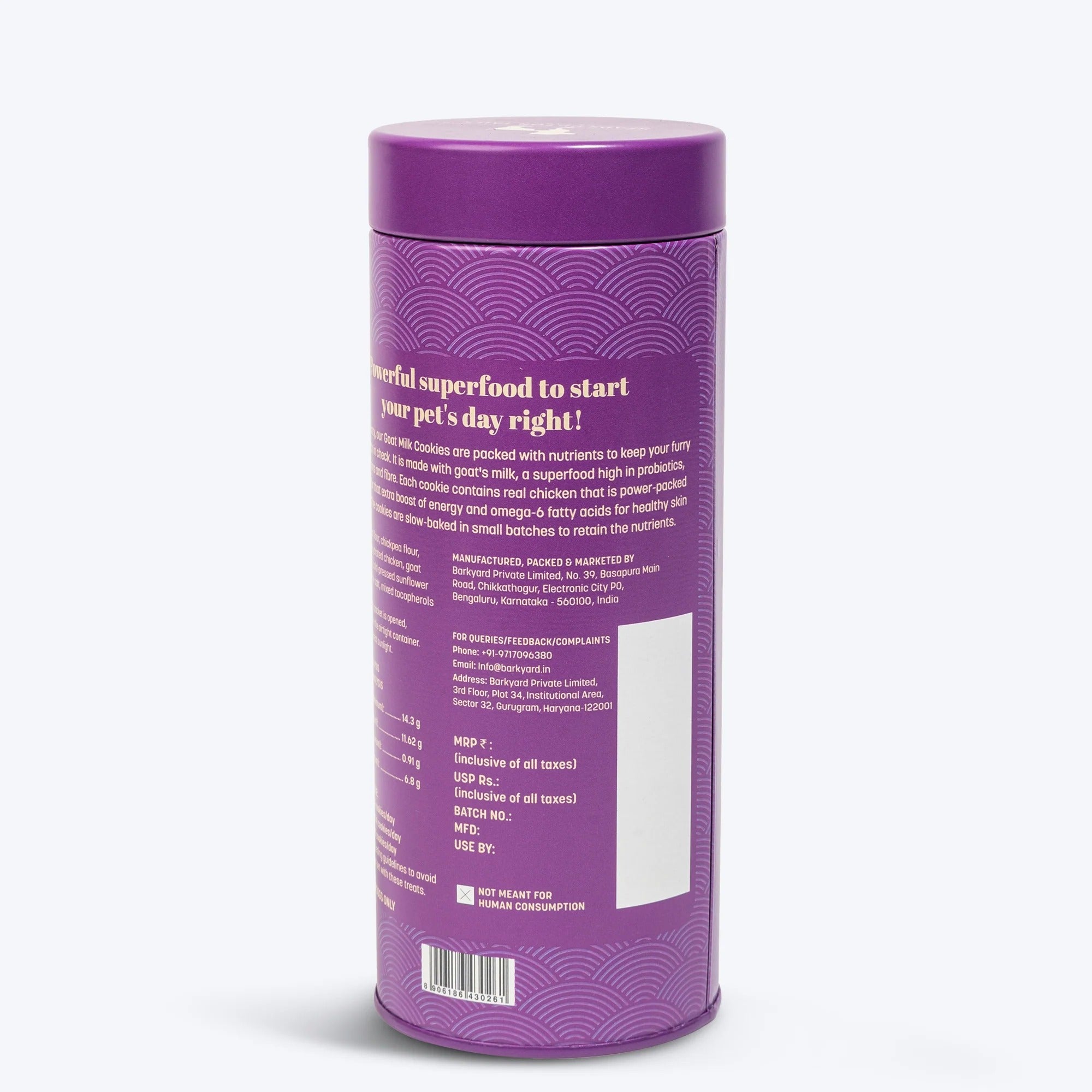 HUFT Goat Milk Dog Cookies - Grilled Chicken - 200 g