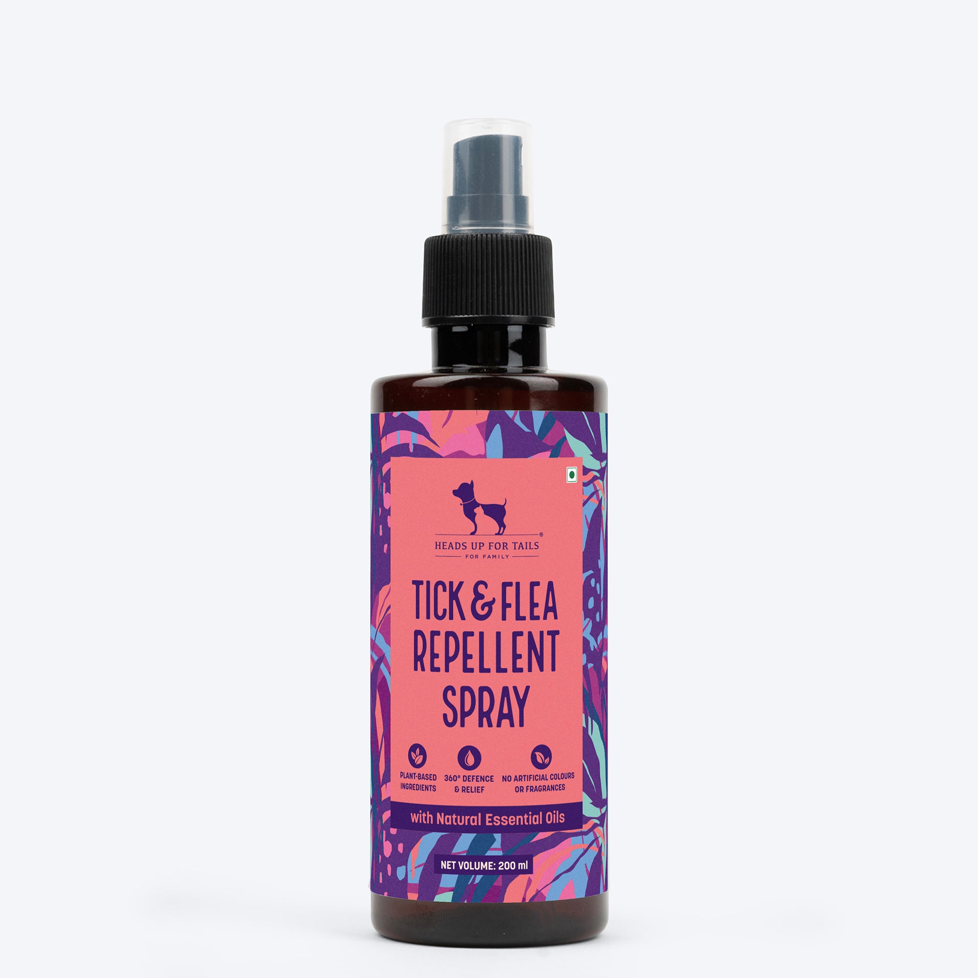 HUFT بخاخ عضوي مضاد للقراد والبراغيث للكلاب - 200 مل