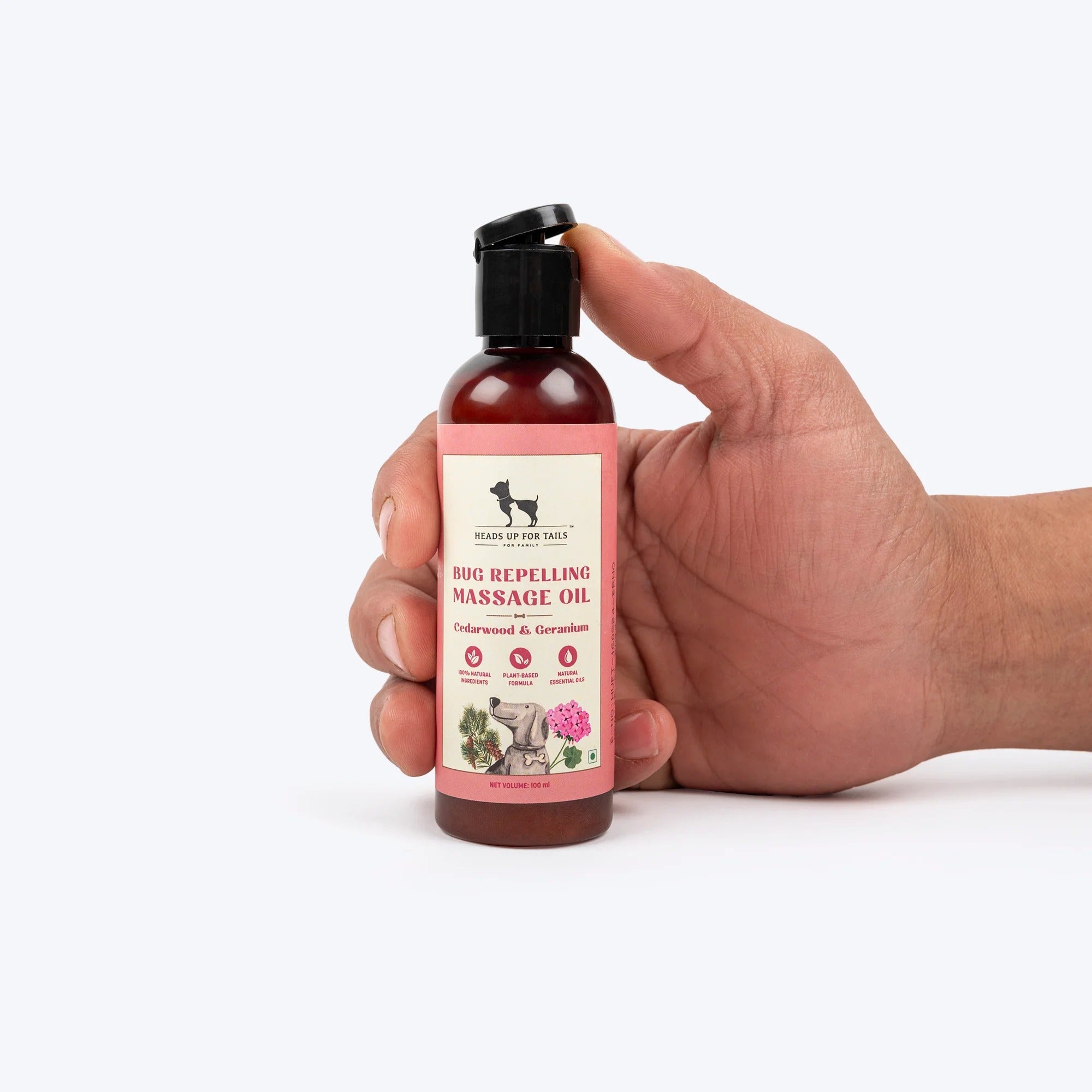زيت تدليك طارد للحشرات من هوفت للكلاب البالغة والجراء - 100 مل