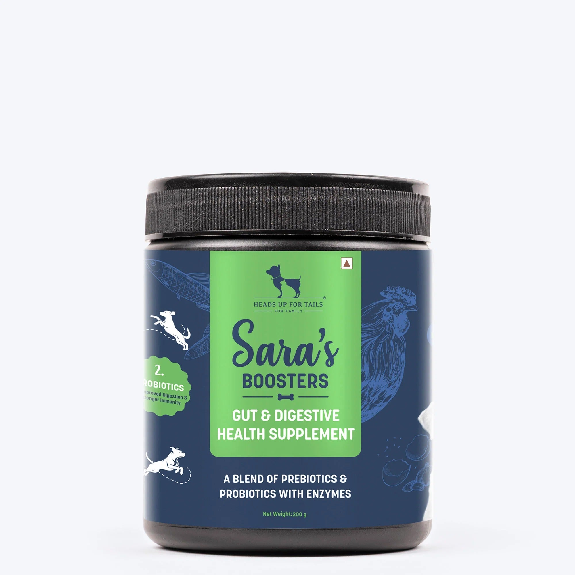 Sara's Boosters Gut & Digestive Health Supplement For Dogs - 200 gm