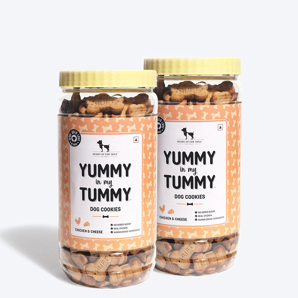 HUFT YIMT Chicken & Cheese Dog Biscuits - Heads Up For Tails