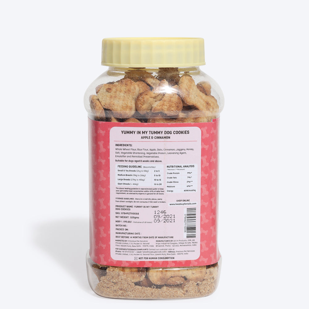 HUFT YIMT Apple and Cinnamon Vegetarian Dog Biscuits - Heads Up For Tails