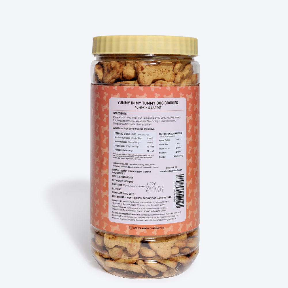 HUFT YIMT Pumpkin and Carrots Vegetarian Dog Biscuits-6