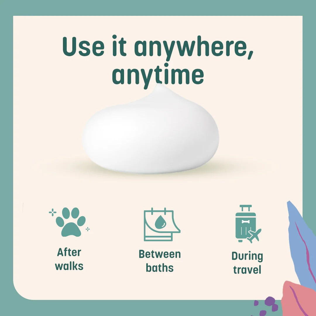 HUFT Waterless Cleansing & No Rinse Dry Shampoo For Dog - 140 ml