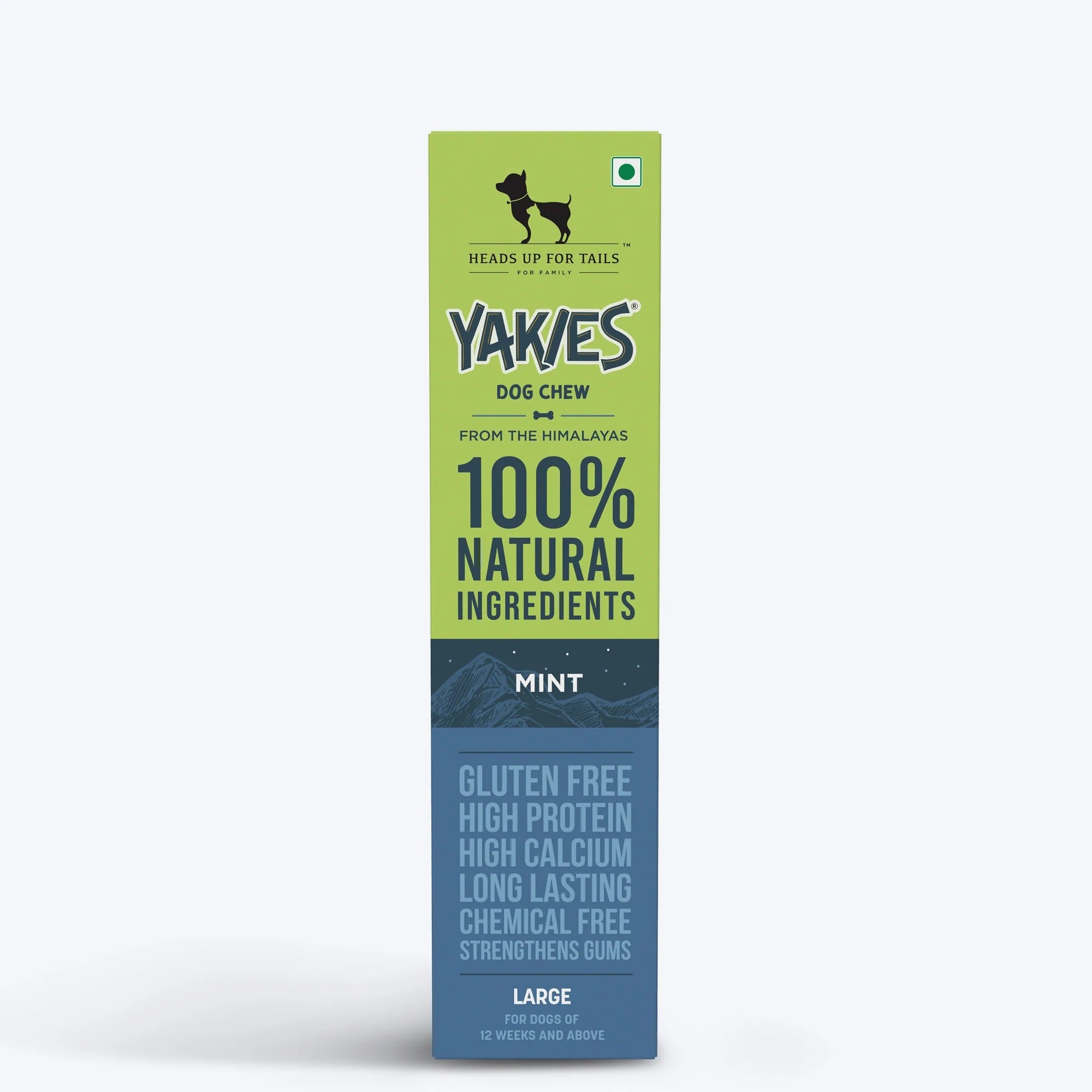 HUFT Yakies Vegetarian Natural Chew Bone - Mint