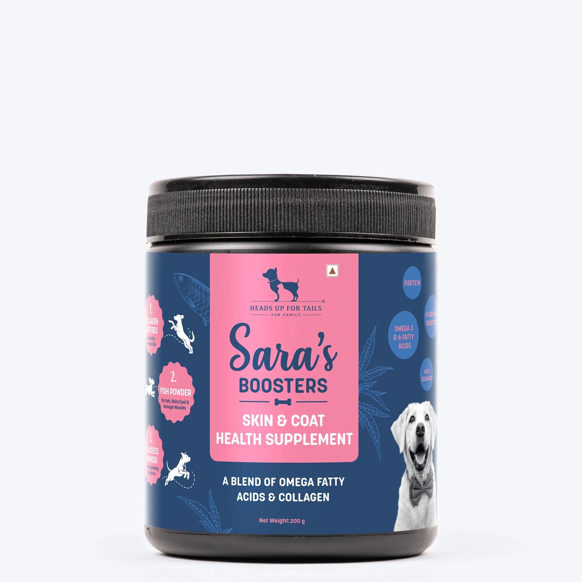 Sara's Boosters Skin & Coat Health Supplement For Dogs - 200 gm