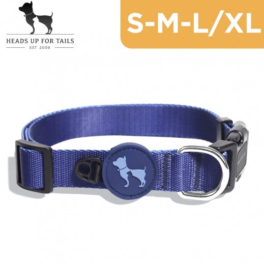 HUFT Classic Dog Collar - Navy Blue
